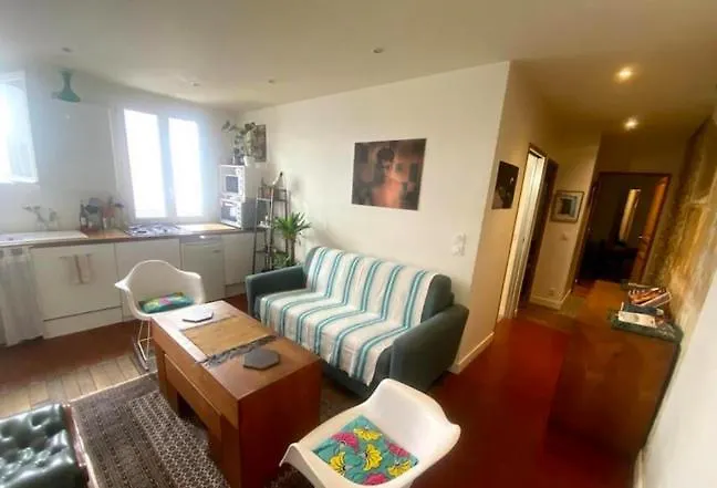 Appartement Confort & Lumineux A Belleville-Buttes Chaumont 파리